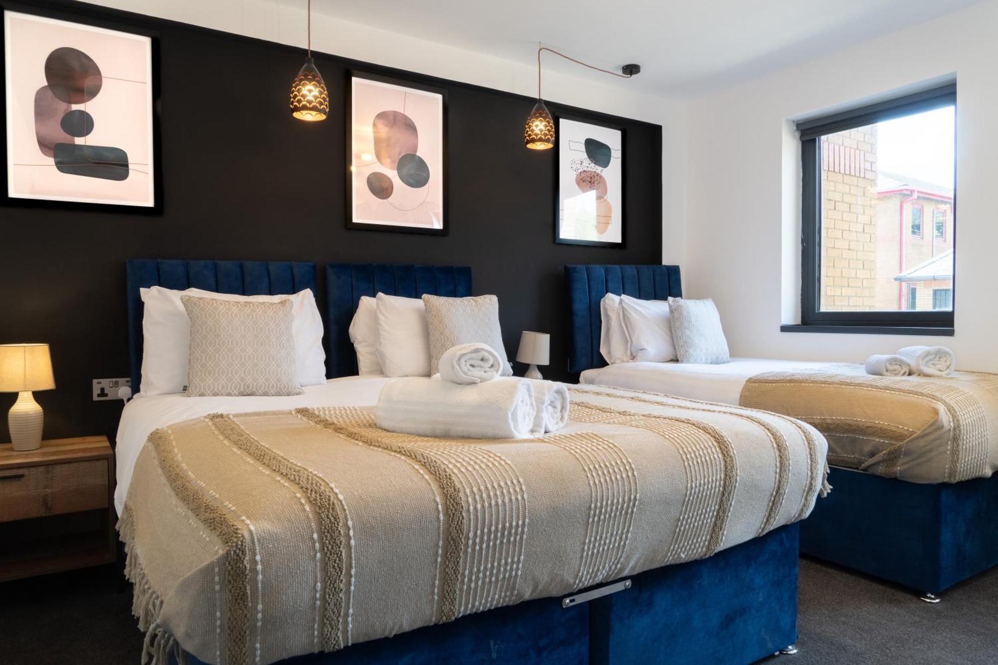 Newark House Premium Apartments With Sofa Beds - Wifi - Free Parking - Perfect For Contractors! Peterborough Exteriör bild
